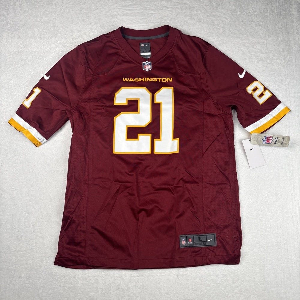 Nike Washington Redskins Commanders Sean Taylor #21 Jersey On-Field Men's L NWT